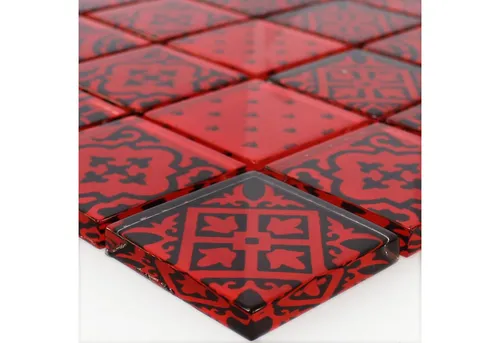 Wand- & Deckenfliesen Rot von Mosafil