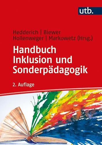 Handbuch Inklusion und Sonderpädagogik - Umfassendes Nachschlagewerk für angehende Pädagogen, das praxisnahe Tipps zur Inklusion und Sonderpädagogik bietet.