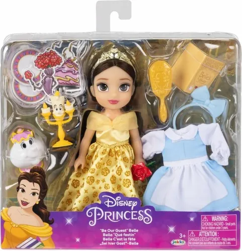 Jakks Pacific - Lalka Belle 15 cm z serii Disney Pikna i Bestia z akcesoriami