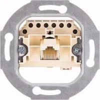 Universal Anschluss Einheit Einsatz 8, Buchse weiß, Retail