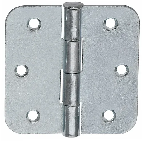 Gerollte Scharniere 75 x 75 mm Kantige Silber Verzinkt