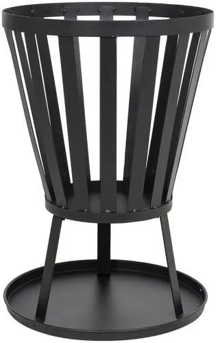 Buschbeck Feuerkorb Oregon - Robuster Feuerkorb für Garten und Terrasse - Feuerstellen aus Eisen, ideal für gemütliche Abende im Freien. Selbstmontage mit Aufbauanleitung und kompakte Maße von 35x35x51 cm.