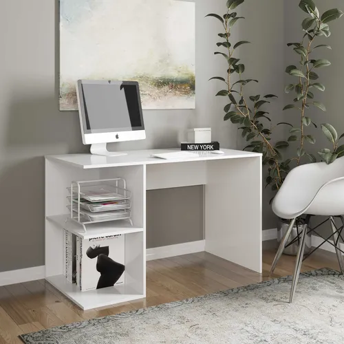 Hochwertiger Kinderschreibtisch in Weiß, 120x75 cm