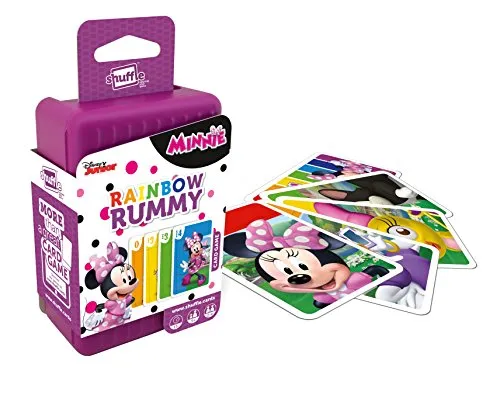 Shuffle Card Game Disney, Maus Minnie Mouse Rainbow Rummy Kartenspiel
