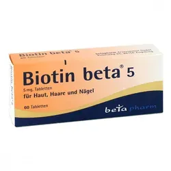 Biotin Beta 5 5mg Tabletten