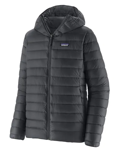 Patagonia Herren M's Down Sweater Hoodie Jacke, Schwarz, L EU - Funktionsjacken mit 800-Fill-Kraft-Daunenfüllung für optimale Wärmeisolierung, winddicht und wasserdicht, ideal für Outdoor-Abenteuer.