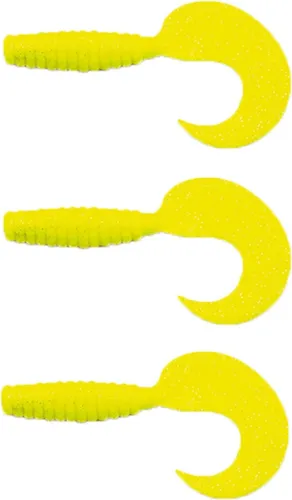 Hecht Twister XXL Gummiköder 16 cm fluo-gelb 3