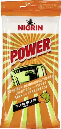 NIGRIN 753459:POWER Scheiben-Reinigungstücher Yellow Mellow Melon