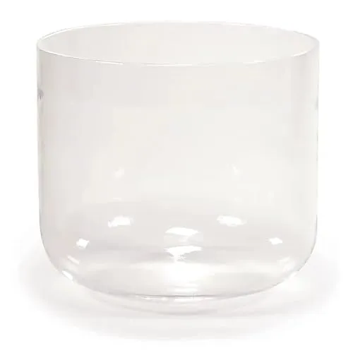 Klangschale Kristall klar A-Ton 432 Hz