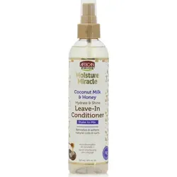 African Pride Moisture Miracle Coconut Milk & Honey Leave-In Conditioner 8 oz