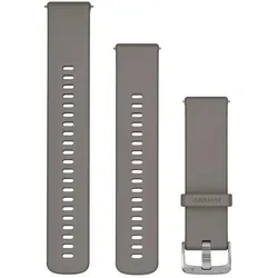 GARMIN Schnellwechsel-Armband Silikon 22 mm Silbergrau von Garmin
