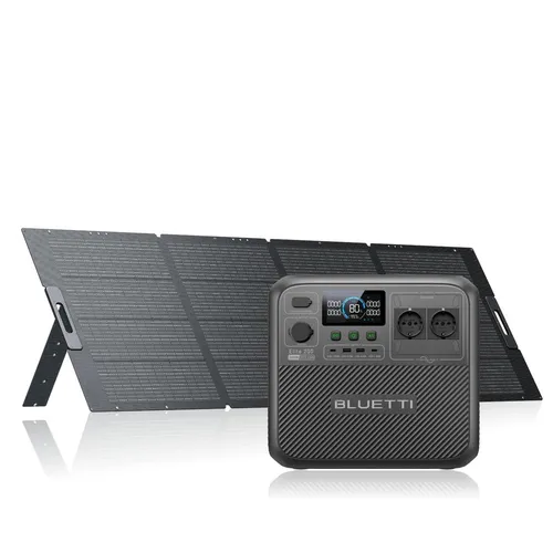 BLUETTI Stromerzeuger Elite 200 V2 - Tragbare PowerStation mit 2600W - Stromerzeuger für Camping und Off-grid mit 2073,6Wh LiFePO4 Batterie, 2 AC Ausgängen und 17 Jahren Lebensdauer – ideal für alle Energiebedürfnisse unterwegs.