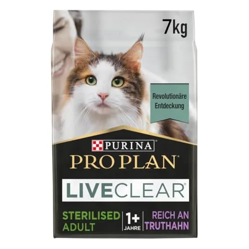 Pro Plan LIVECLEAR STERILISED ADULT mit Truthahn, 7kg von Pro Plan