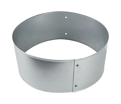 Windhager Rasenkanten Baumring-Set variabel, Raseneinfassung, Beeteinfassung, Beetbegrenzung, Mähkante, Rasen-Abgrenzung, DREI Größen formbar: Ø 35/53/70 cm, 07459, verzinkt