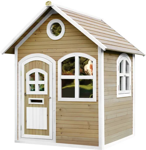 Spielhaus Gartenhaus Kinder axi Julia Holz braun weiß von Axi