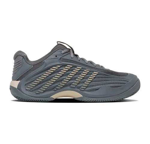 KSwiss Hypercourt Express 3 Tennisschuhe für Herren - Größe 43 - Der Hypercourt Express 3 bietet optimalen Komfort und Stabilität für Sandplatzspieler. Das leichte, atmungsaktive Obermaterial und die Aösta 7.0 Außensohle garantieren perfekten Grip und Beweglichkeit. Erhältlich in EU 41-47.