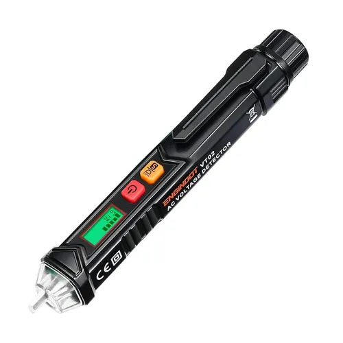 Spannungsprüfer (Spannungsmesser, einstellbare Empfindlichkeit), mit LCD-Display, Taschenlampe & einstellbarer Empfindlichkeit