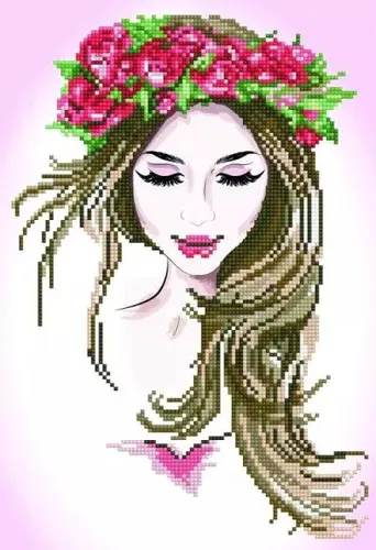 Haft diamentowy Diamond Dotz Piękność w wianku DD5032 Dante 4897073244662