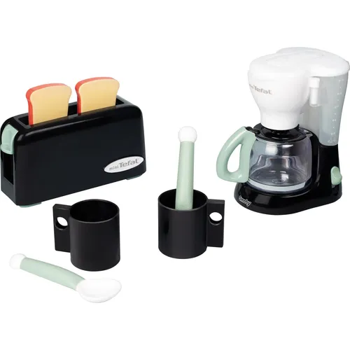 Smoby Tefal Breakfast Set 6-teilig - Rollenspiel-Spielzeug für kreative Frühstücks-Playtime mit realistischen Accessoires und toller Detailtreue.