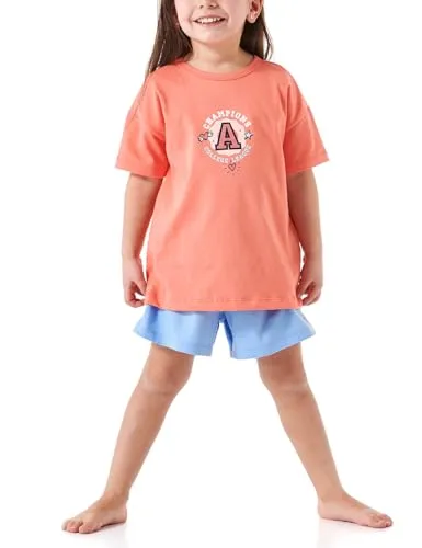 Schiesser Mädchen Schlafanzug Set Pyjama kurz - 100% Organic Bio Baumwolle - Größe 92 bis 140