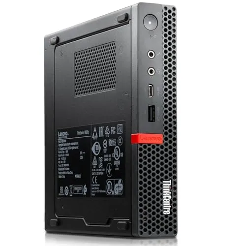 Lenovo Mini-PC Desktop-PC ThinkCentre M920q Tiny, Prozessor Core i7-8700T, RAM 16 GB, SSD 512 GB, HDMI, Win 11 Pro (Generalüberholt)