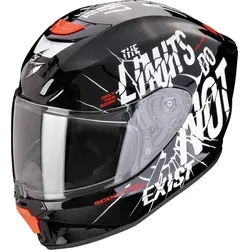 Scorpion EXO-JNR Kinder-Motorradhelm BOUM schwarz-weiß Gr. S 48/49 - Motorradhelm mit Airfit-System für individuelle Passform, ECE R22.06 zertifiziert und verbesserter Beschlagfreiheit – ideal für Sicherheit und Komfort beim Fahren.