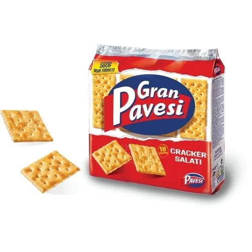 Gran Pavesi Crackers salati Salzgebäck gesalzen 560g kekse gebäck