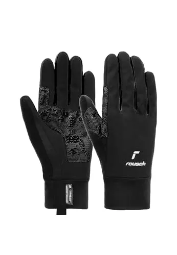 Reusch Arien Stormbloxx Touch-tec Handschuhe schwarz/silber (7702) 9 - Langlaufhandschuhe Unisex, winddicht und atmungsaktiv mit Touch-tec für die Nutzung von mobilen Geräten.