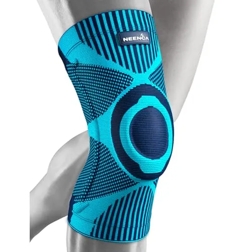 NEENCA Kniestütze, Komprimierte Kniebandage mit Patella Gel Pads & Feder Seitenstabilisatoren, Medizinischer Knieschützer für Laufen, Meniskusriss, Arthritis, Gelenkschmerzlinderung, ACL, Erholung