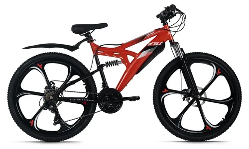 WYLD Mountainbike Fully 26'' Bliss schwarz-gelb mit 21 Gängen - Das WYLD Fully MTB 26