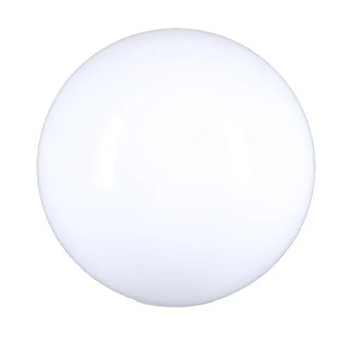 Home4Living Lampenschirm Kugelglas Ø 120mm - Weiß Glänzend - Lampenschirm aus handgefertigtem Opalglas, ideal für Tischlampen. Jedes Stück ist ein Unikat mit kleinen Luftbläschen und unterschiedlichen Wandstärken.