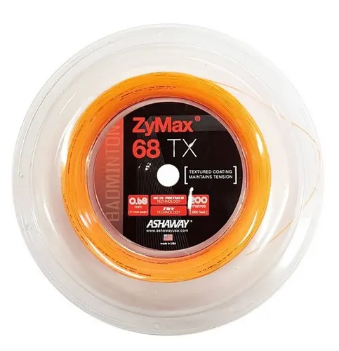 Ashaway Badmintonsaite Zymax 68 TX orange