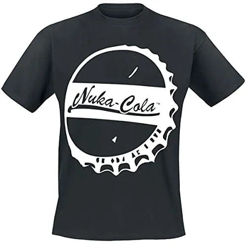 Produktbild Fallout Herren Nuka Cola Bottle Cap T-Shirt, Schwarz, XL