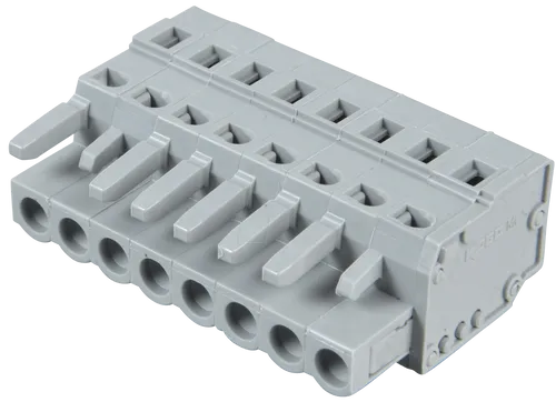 WAGO 231-108 - Federleiste 8-polig, RM 5,0 mm