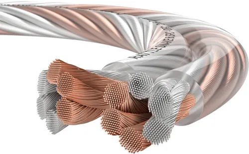 Oehlbach D1C355 Lautsprecherkabel 2 x 6mm² Transparent in braun von Oehlbach