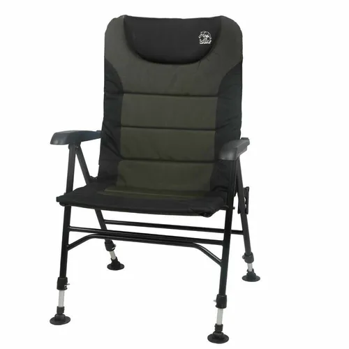 Behr Anglerstuhl Trendex Comfort mit Beinverstellung - Campingstuhl für Angler, verstellbare Beine für optimalen Komfort und Unterstützung während langer Angelausflüge.