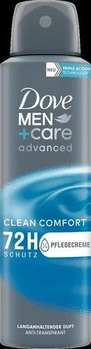 Dove Men+Care Advanced Clean Comfort Anti-Transpirant Spray 150 ml 8720181284304