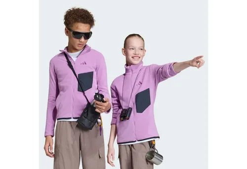 adidas TERREX Fleecejacke KIDS MULTI mit Reißverschluss in lila von adidas