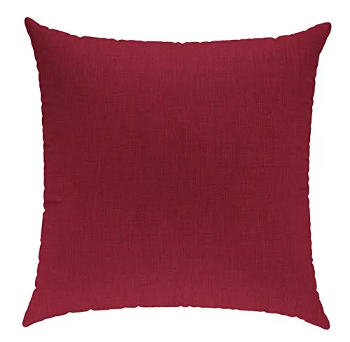 sunnypillow Dekokissen für Gartenmöbel, Palettenmöbel in rot von sunnypillow