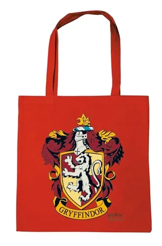 Logoshirt® Harry Potter I Gryffindor I Logo I Baumwolltasche I rot I Lizenziertes Originaldesign