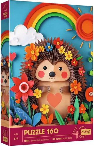 TREFL Puzzle-Papierkunst: Mä nnlicher Igel 160 Puppen