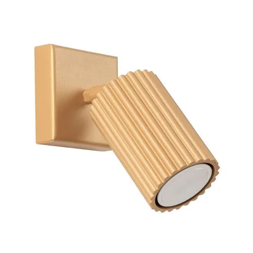 Sollux SL.1559 Wandleuchte KARBON golden - Stilvolle Wandleuchte im industriellen Design, flexibel in der Lichtrichtung und ideal für jedes Interieur. Austauschbare GU10-Leuchtmittel für individuelle Lichtgestaltung.