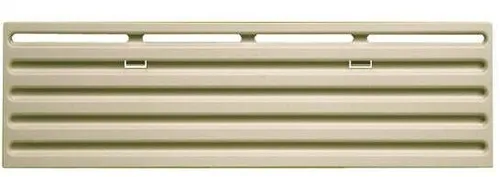 Thetford Winterabdeckung, 43,5 × 13cm, grau-weiß - Kühlschrank-Lüftungsgitter, schützt vor Kälte und Frost, passend für Thetford Lüftungsgitter mit optimaler Passform und Maße von 43,5 × 13 cm.