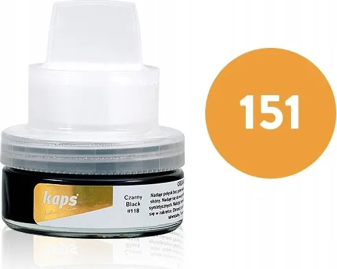 Kaps Delicate Cream für Leder mit Applikator - Natürlich (151#)