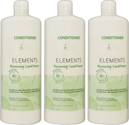 Wella Elements Renewing Conditioner 3x1000 ml