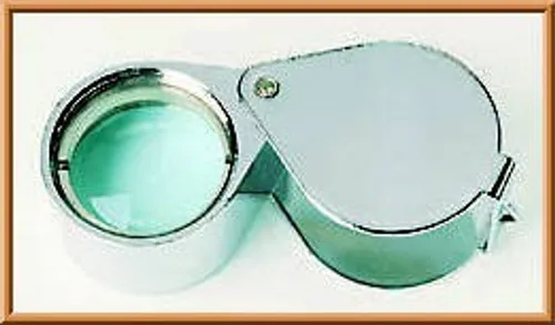 Lindner 2092 Einschlaglupe, 10fache Vergrößerung