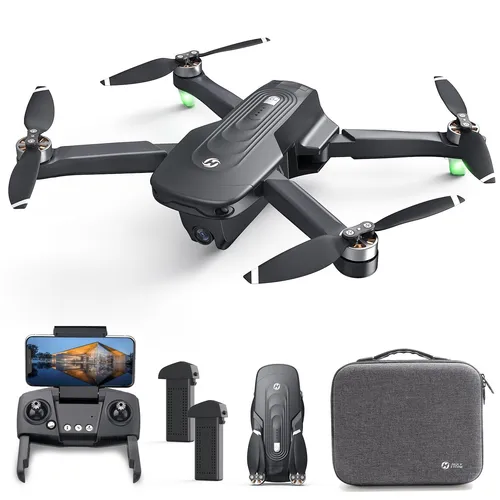 Holy Stone HS175D Faltbare GPS Drohne mit 4K Kamera - Erlebe beeindruckende Luftaufnahmen mit der HS175D! Diese leicht bedienbare Drohne bietet 46 Minuten Flugzeit, intelligente Flugmodi und eine hochauflösende 4K-Kamera – perfekt für Reisen und besondere Anlässe.