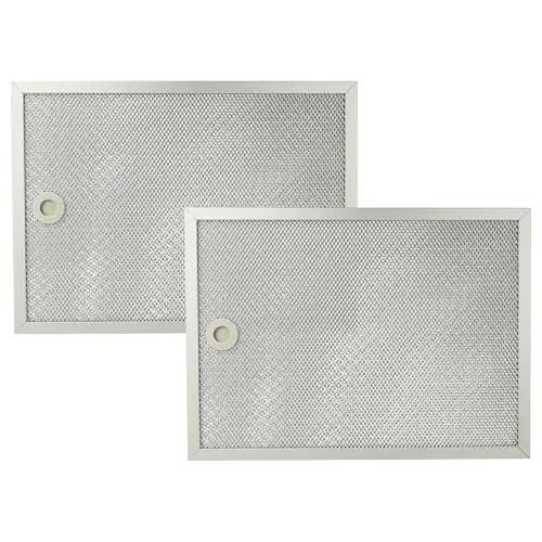 vhbw 2x Filter Metallfettfilter kompatibel mit Zanussi CA956DEX, CA656DEX Dunstabzugshaube - 31,7 x 23,25 x 0,9 cm, Metall