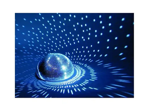 Showtec Spiegelhalbkugel 40 cm mit Motor - Perfekte Licht-Effekte für jede Party - Diskokugel mit 10x10mm Spiegel-Facetten, motorisiert für beeindruckende Lichtspiele und stimmungsvolle Atmosphäre.