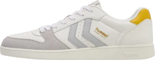 Hummel Handball Perfekt SP Indoor Schuhe Sneaker weiß/grau/gelb 226303-9288, Schuhgröße:41 EU